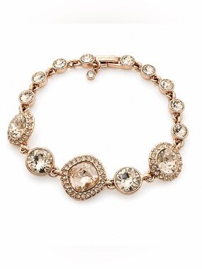 Givenchy Rose Gold Crystal Bracelet Elegant Statement Piece